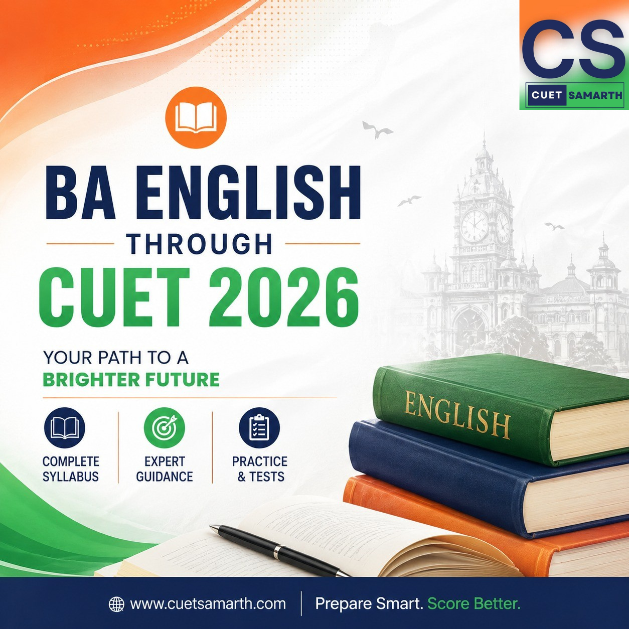 BA English Through CUET 2026: Eligibility, Top Colleges, Cutoffs and Complete Admission Guide