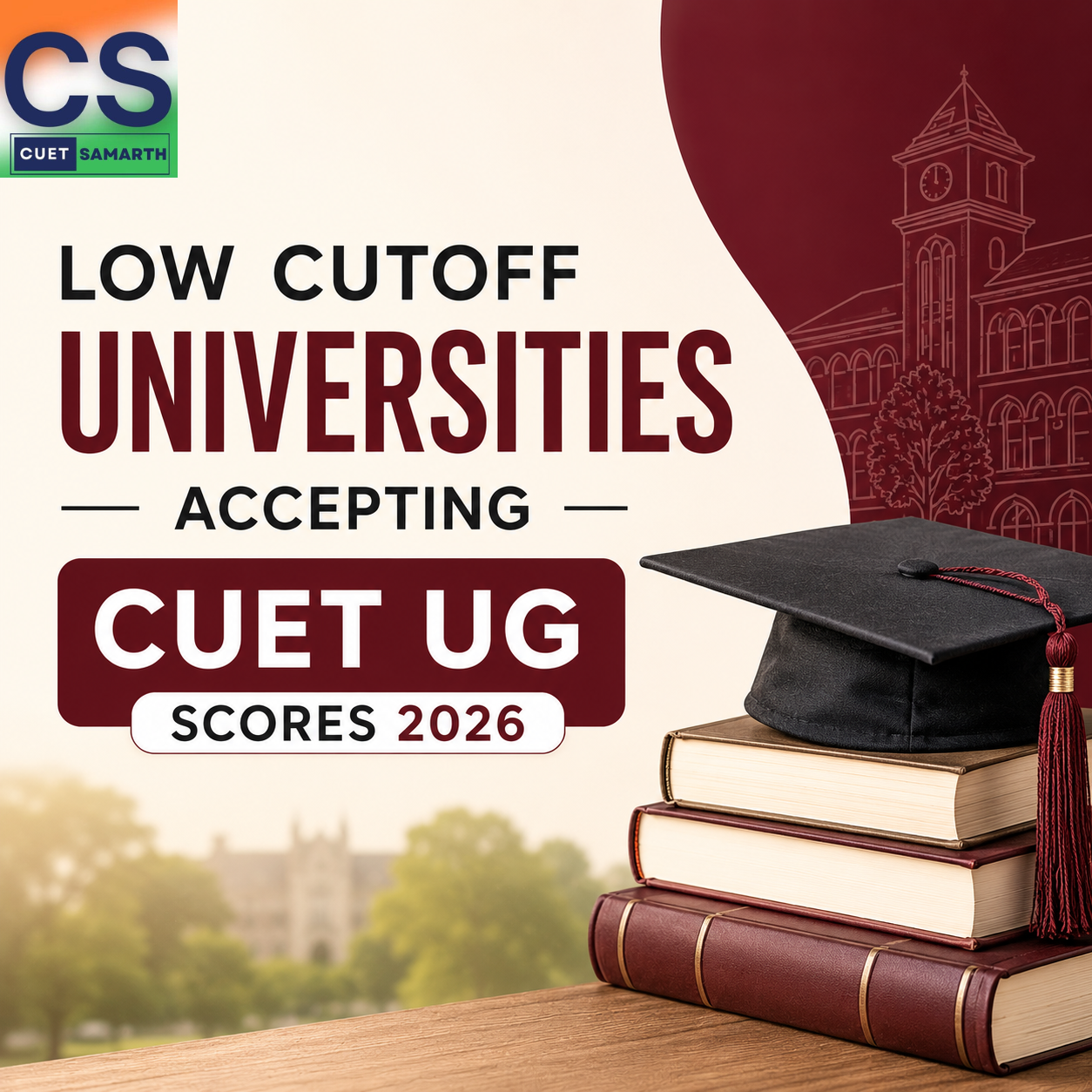 Low Cutoff Universities Accepting CUET UG Scores 2026